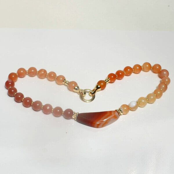 Carnelian Agate - 16" Necklace - Image 6