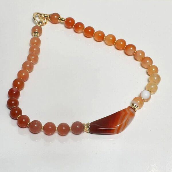 Carnelian Agate - 16" Necklace - Image 5
