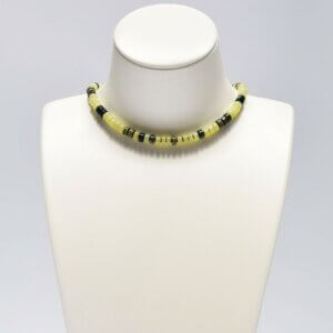 Multi Agate Choker Necklace 14"-18" Adjustable