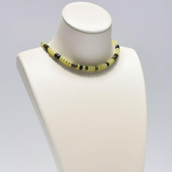 Multi Agate Choker Necklace 14"-18" Adjustable - Image 2