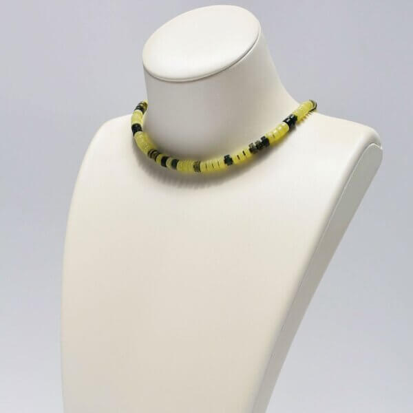 Multi Agate Choker Necklace 14"-18" Adjustable - Image 3