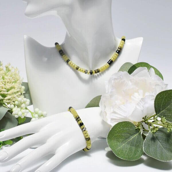 Multi Agate Choker Necklace 14"-18" Adjustable - Image 8