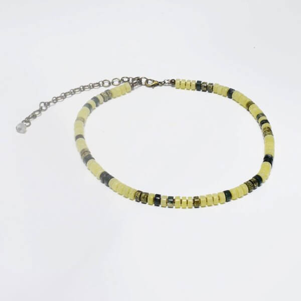Multi Agate Choker Necklace 14"-18" Adjustable - Image 5