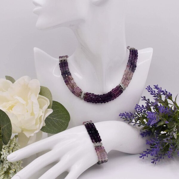Fluorite Bracelet 6 1/2" - Image 10