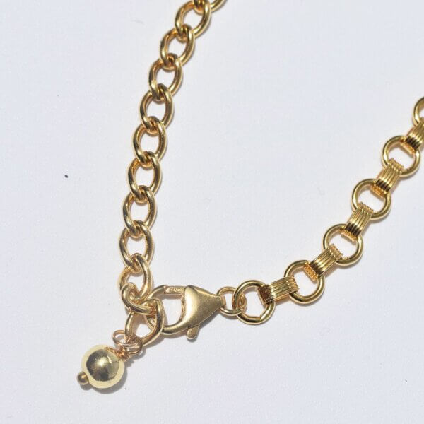 Ruby + Gold-Filled Chain Necklace 14"-17" Adjustable - Image 8