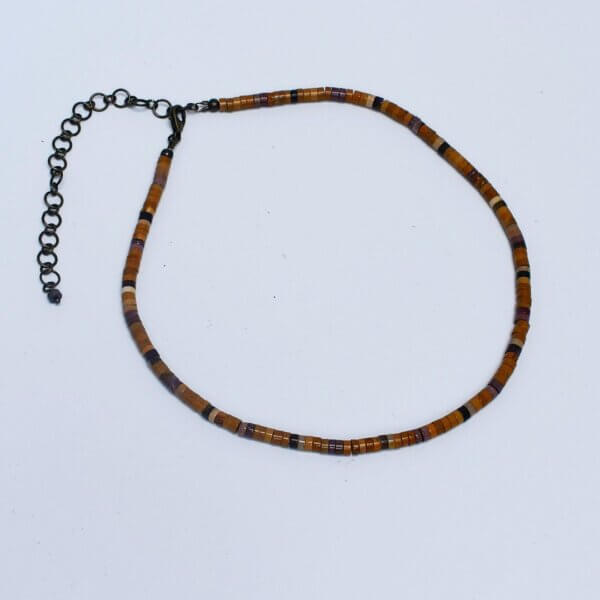 Dendritic Agate + Brecciated Agate + Mookaite Jasper Choker  14"-18" Adjustable - Image 4