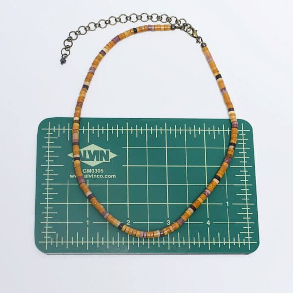 Dendritic Agate + Brecciated Agate + Mookaite Jasper Choker  14"-18" Adjustable - Image 5