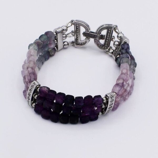 Fluorite Bracelet 6 1/2" - Image 2