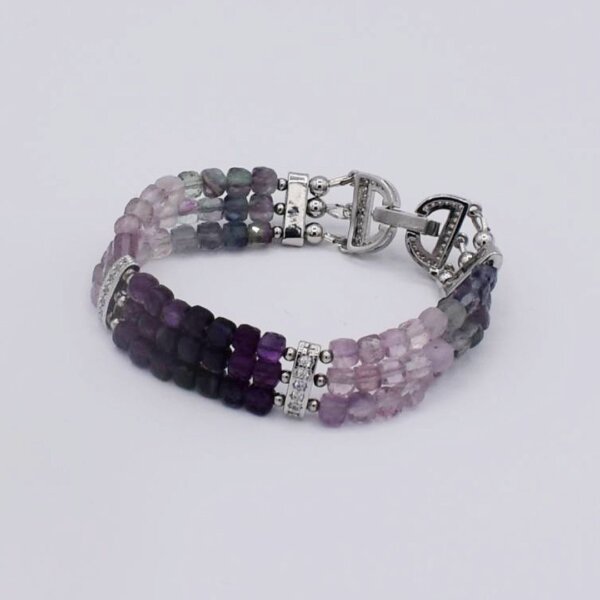 Fluorite Bracelet 6 1/2"