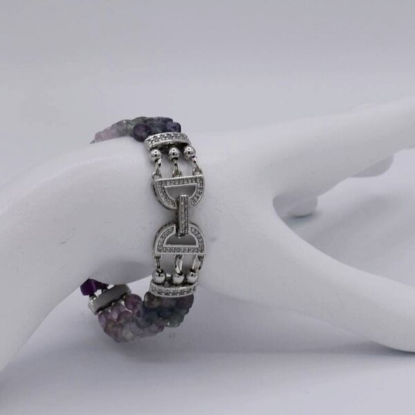 Fluorite Bracelet 6 1/2" - Image 9