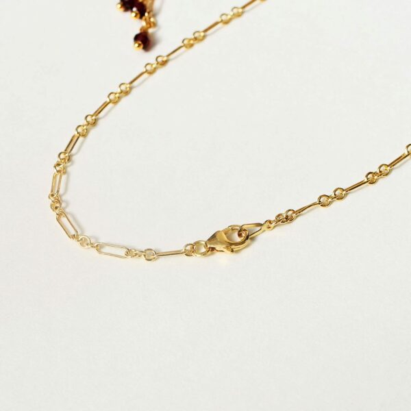 Garnet Pendant Necklace, 16" Length - Image 6