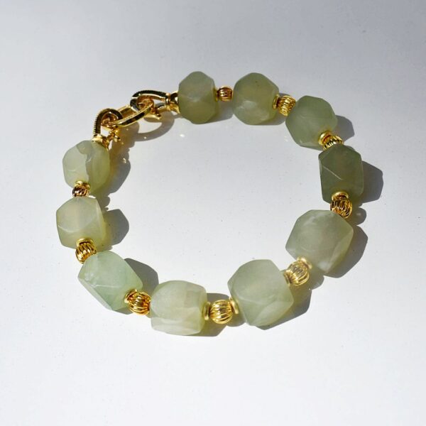 Green Jade - 6 3/4" Bracelet - Image 2
