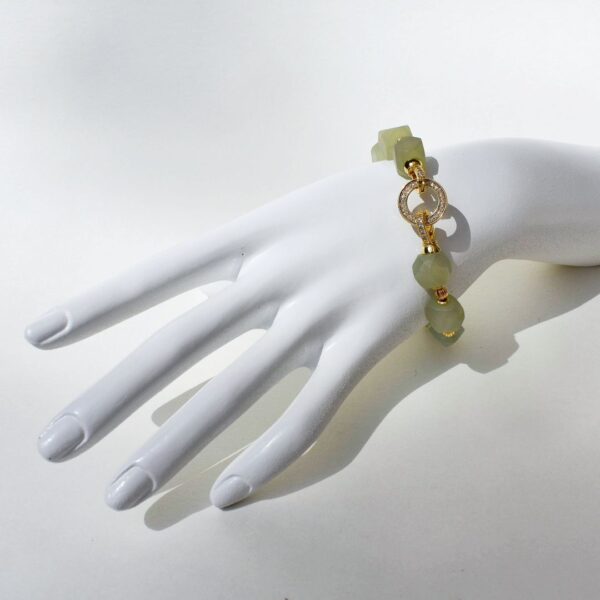Green Jade - 6 3/4" Bracelet - Image 5