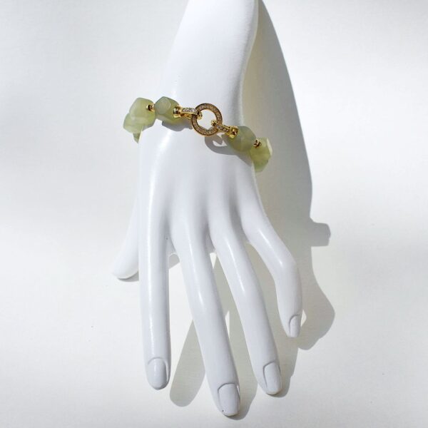Green Jade - 6 3/4" Bracelet - Image 6
