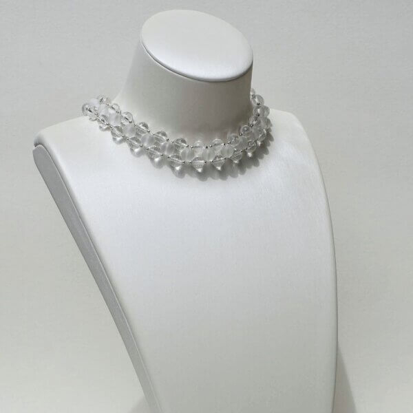 Quartz Choker Necklace - 14" to 17" Adjustable - Image 2
