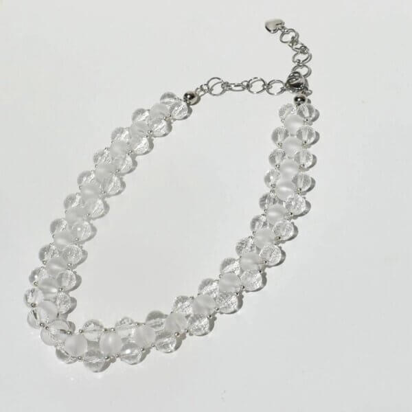Quartz Choker Necklace - 14" to 17" Adjustable - Image 7